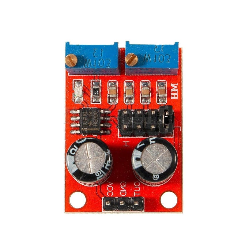 hiBCTR 5Pcs NE555 Signal Generator Module 5V-15V Adjustable Frequency Duty Cycle Square Wave Output for Stepper Motor Driver, 4.2-11.4V Rectangular Wave Generator - Image 3